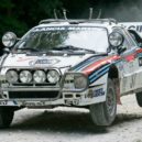 Závodní vozy rallye skupiny B - závodní lancia
