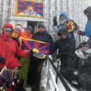 Akce k Tibetu - Výstup na Sněžku – foto archiv Češi Tibet podporují