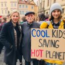 Z akce podporující stávku za klima a ze stávky - studentská stávka – foto archiv Kateřiny Bursíkové Jacques 2