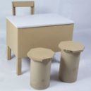 Papírový nábytek - Handmade-DIY-Paper-Craft-Furniture-Model-Paper