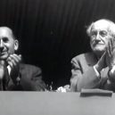 Václav Kopecký - 3 – Václav Kopecký a Zdeněk Nejedlý na tribuně při přehlídce na 1. máje 1955 v Praze youtube.