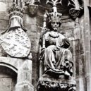 Umění doby Václava IV. - 5 václav 4, vých průčelí staroměstké věže parléřova huť, před 1380