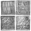 Umění doby Václava IV. - 7 kachle z hrau melice ArchaeologiaHistorica 81