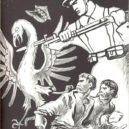 Přepadení Polska Německem 1. září 1939 - Antipolský propagandistický plakát; sovětský voják probodává bajonetem polského Bílého orla – wikipedie