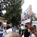 Protest před ruskou ambasádou - All-focus
