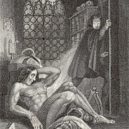 Frankenstein - Ilustrace na frontispisu titulního listu knihy Frenkenstein z roku 1831 – wikipedie