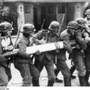 Přepadení Polska Německem 1. září 1939 - Polen, Schlagbaum, deutsche Soldaten
