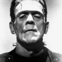 Frankenstein - Propagační fotografie Borise Karloffa jako monstrum Frankenstein pomocí make-upu – wikipedie