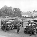 Přepadení Polska Německem 1. září 1939 - Polen, Treffen deutscher und sowjetischer Soldaten