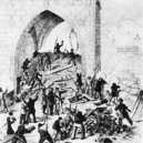 Kněžna Windischgrätzová - Barikády_v_Praze2_-_1848