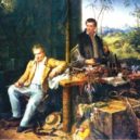 Alexander von Humboldt - Humboldt a Bonpland v amazonském deštném pralese se svými vědeckými nástroji, což jim umožnilo provádět mnoho typů přesných měření během jejich cesty-wikipedia