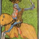 Bitva u Esslingenu 1316 - Jezdecký portrét krále Jana v Gelnhausenově kodexu – wikipedie