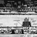 Americká ponorka Nautilus - Technické výkresy ponorky Nautilus (SS-168); v provozu od roku 1930-1945 a Nautilus (SSN-571); v provozu od roku 1954 do roku 1980-commons.wikimedia
