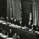 Klaus Barbie - View_of_judges_panel_during_testimony_Nuremberg_Trials_1945 wc