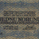 Alois Rašín - Jedna koruna Československá