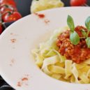 Mleté maso - Tagliatelle testoviny