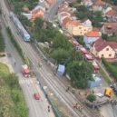 V Uhříněvsi se srazil vlak s nákladním autem - vlak zzs hlmp