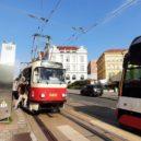 Tramvajový sloupek ve Vysočanech - 20190826_165616
