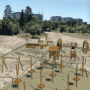 Vysočanský park Zahrádky - 4 vizu konec roku