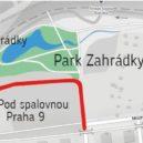 Vysočanský park Zahrádky - 6 zahradky_p9_mapa