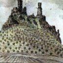Lori Šomková - Hrad Hazmburk,namalovaný K. H. Máchou – commons.wikimedia