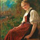Oktoberfest - Portrét dívky, která nosí dirndl – wikipedia