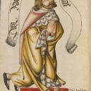 Bitva u Kutné Hory 1304 - Rudolf I. Habsburský (1281 – 1307) – podoba ze 16. století – wikipedie