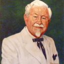Plukovník Sanders - Colonel Sanders, namalovaný Normanem Rockwellem -wikimedia.commons –