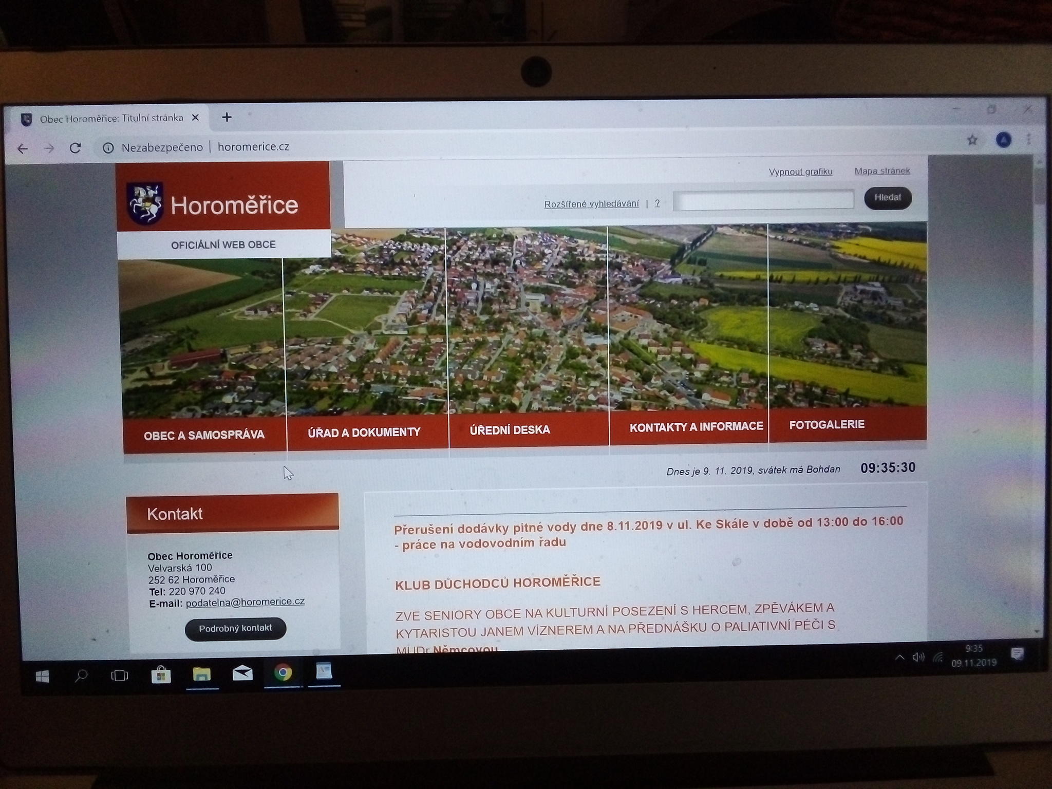 Obce na Praze-západ se připravují na spuštění webů pro nevidomé