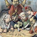 Císařovna Cch’-si - Francouzská politická karikatura, Čína – dort králů a císařů , ukazující Británii, Německo, Rusko, Francii a Japonsko, jak si dělí Čínu – wikipedia
