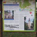 Lysá nad Labem - Informační cedule na náměstí v Lysé nad Labem