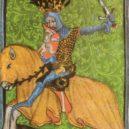 Bitva o Prahu 1310 - Jezdecký portrét krále Jana Lucemburského v Gelnhausenově kodexu – wikipedie