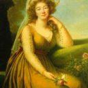 Madam du Barry - Olej na plátně portrét Madame du Barry – 1789 Vigée-Lebrun (soukromá sbírka) – –