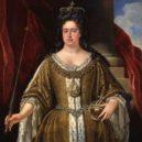 Černovous - Portrét královyn Anny Stuartovny (1665 až 1714) z roku 1702, kdy nastoupila na trům – wikipedie