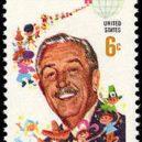 Walt Disney 1 - Poštovní známka Spojených statů s portrétem Walta Disneye – wikipedia