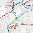 Tramvajové odklony – schémata provozu - ohrada-palmovka_mapa