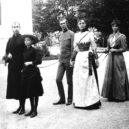 Ferdinand Karel Habsbursko-Lotrinský - 3. žena Karla Ludvíka-Marie Tereza s dětmi- Maria Annunziata, Elisabeth Amalie (vlastní) a Ferdinand Karel and Margarete Sophie-wikimedia.commons