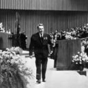 Brežněv – rozorání celin - Ãåíåðàëüíûé ñåêðåòàðü ÖÊ ÊÏÑÑ Ë. Áðåæíåâ ïîñëå âûñòóïëåíèÿ íà ïëåíóìå ÖÊ ÂËÊÑÌ