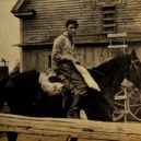 Elvis Presley - Elvis na koni ve filmu Love me tender (1956) -wikimedia.commons
