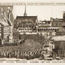 Český kat Karel Huss - Execution (decapitation) of Johan van Oldenbarnevelt, Binnenhof, The Hague, 13 May 1619 – wikimedia.commons