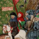 Bitva u Haber 1422 - Jan Žizka vede polní vojsko, vyobrazení z Jenského kodexu z konce 15. stolet – wikipedie