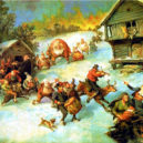 Adventní strašidla a příšery z cizích krajů - Julebukking