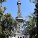 Gustave Eiffel - Petřínská rozhledna ze září 2016 – pětkrát menší napodobenina Eifellovy věže – wikipedie