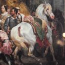 Jan Bezzemerk - Philippe_Auguste_Arabian_horse_and_Moorish_attendant_at_the_Battle_of_Bouvines-wikimedia.commons