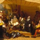 Přistání lodi Mayflower 1620 - Poutníci neboli Pilgrims Fathers byli anglickými osadníky, kteří založili Plymouth Colony v Plymouthu v Massachusetts – wikipedia