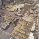 Lockerbie 1988 - Trosky letadla před sastavením – –