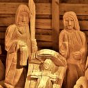 Jak se objevily jesličky - lidový vyřezávaný betlém