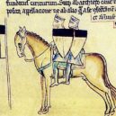 Velmistr templářů Blanquefort - 3 – Templáři dobová iluminace, Matthew Paris (asi 12001259) – wikipedie