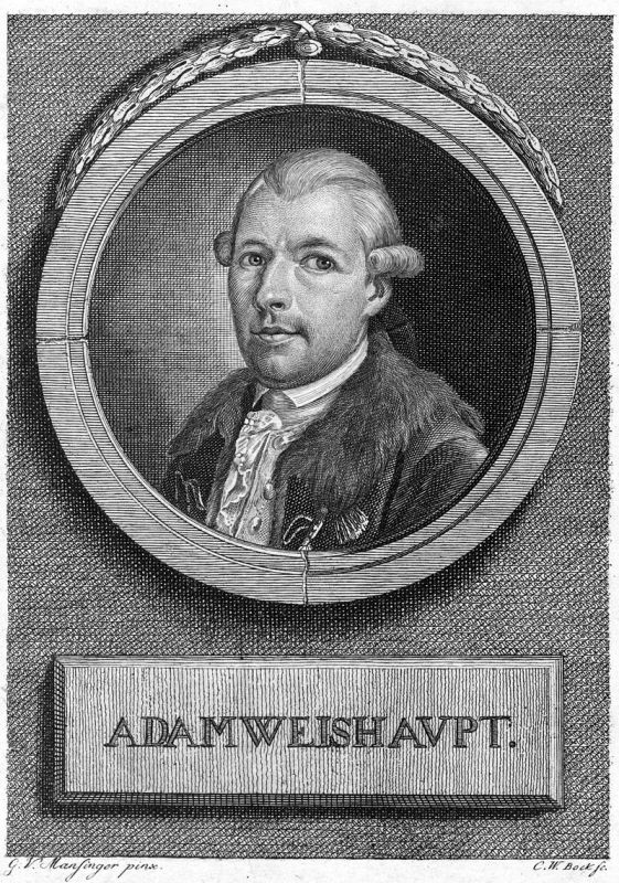 Ilumináti - Adam Weishaupt (1748-1830) – wikipedie