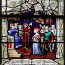 Svatá Agáta - Agáta před soudcem, jak je znázorněno na vitráže z roku 1515 v Notre-Dame, Saint-Lô (Francie) – wikipedia
